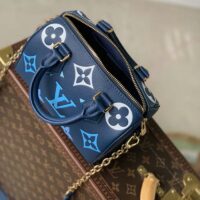 Louis Vuitton LV Women Seedy Bandoulière 20 Dégradé Blue Embossed Supple Cowhide Leather (1)