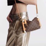 Louis Vuitton LV Women Side Trunk MM Monogram Coated Canvas Cowhide Leather - Image 12