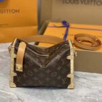 Louis Vuitton LV Women Side Trunk MM Monogram Coated Canvas Cowhide Leather - Image 5