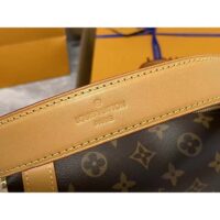 Louis Vuitton LV Women Side Trunk Monogram Coated Canvas Cowhide Leather (7)