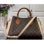 Louis Vuitton LV Women Vendôme MM Cream Monogram Coated Canvas Cowhide Leather – Bild 3
