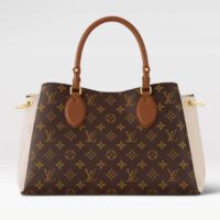 Louis Vuitton LV Women Vendôme MM Cream Monogram Coated Canvas Cowhide Leather (2)