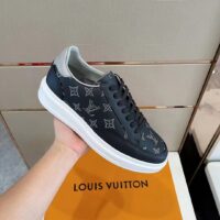 Louis Vuitton Unisex Beverly Hills Sneaker Black Monogram-Printed Calf Leather Rubber Outsole (2)