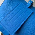 Louis Vuitton Unisex City Keepall Bag Bright Blue Cowhide Leather – Image 9
