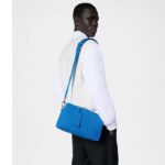 Louis Vuitton Unisex City Keepall Bag Bright Blue Cowhide Leather – Image 12