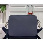 Louis Vuitton Unisex LV Fastline Messenger Navy Blue Cowhide Leather Zipped Closure – Image 3