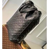 Louis Vuitton Unisex LV Helmet Bag Black Calf Leather Cowhide Double Handles (8)