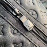 Louis Vuitton Unisex LV Helmet Bag Black Calf Leather Cowhide Double Handles (8)