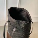 Louis Vuitton Unisex LV Helmet Bag Black Calf Leather Cowhide Double Handles - immagine 7