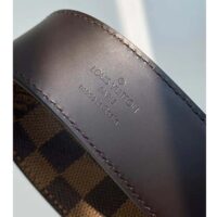 Louis Vuitton Unisex LV Initiales 40mm Reversible Belt Brown Damier Ebene Canvas (9)