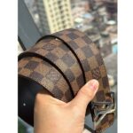 Louis Vuitton Unisex LV Initiales 40mm Reversible Belt Brown Damier Ebene Canvas - immagine 7