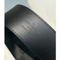 Louis Vuitton Unisex LV Initiales 40mm Reversible Belt Damier Graphite Canvas (9)