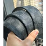 Louis Vuitton Unisex LV Initiales 40mm Reversible Belt Damier Graphite Canvas - Bild 5