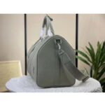 Louis Vuitton Unisex LV Keepall Bandoulière 50 Travel Bag Sage Cowhide Leather - Image 5