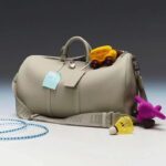 Louis Vuitton Unisex LV Keepall Bandoulière 50 Travel Bag Sage Cowhide Leather - Image 2