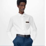 Louis Vuitton Unisex LV Pont Neuf 35mm Belt Anthracite Gray Ombre Calf Leather – Bild 13