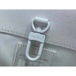 Louis Vuitton Unisex LV Sac Plat Optic White Calf Leather Double Handle - Image 9
