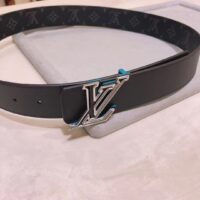 Louis Vuitton Unisex LV Speed 40mm Reversible Belt Turquoise Blue Monogram Eclipse Coated Canvas Leather (11)