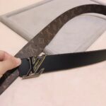 Louis Vuitton Unisex LV Speed 40mm Reversible Belt Yellow Monogram Coated Canvas Leather – Bild 11