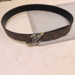 Louis Vuitton Unisex LV Speed 40mm Reversible Belt Yellow Monogram Coated Canvas Leather – Bild 2