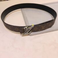 Louis Vuitton Unisex LV Speed 40mm Reversible Belt Yellow Monogram Coated Canvas Leather (3)