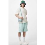 Louis Vuitton Unisex LVxYK Steamer Wearable Wallet Crystal Blue Monogram Aquagarden Coated Canvas - Image 11