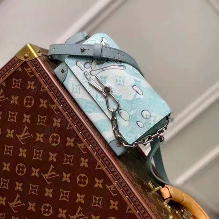 Louis Vuitton Blue Monogram Canvas Aquagarden Steamer Wearable