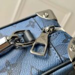 Louis Vuitton Unisex Mini Soft Trunk Abyss Blue Monogram Aquagarden Coated Canvas - immagine 7