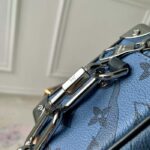 Louis Vuitton Unisex Mini Soft Trunk Abyss Blue Monogram Aquagarden Coated Canvas - immagine 9