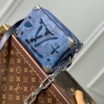 Louis Vuitton Unisex Mini Soft Trunk Abyss Blue Monogram Aquagarden Coated Canvas - immagine 3