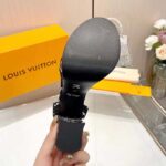 Louis Vuitton Women LV Fame Platform Sandal Black Monogram Denim Leather 11.5 CM Heel - Imagen 8