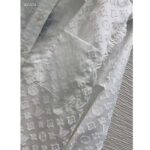 Louis Vuitton Women LV Long Sleeved Fitted Shirt Cotton Blanc Optique White Regular Fit – Image 6
