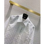 Louis Vuitton Women LV Long Sleeved Fitted Shirt Cotton Blanc Optique White Regular Fit – Image 5