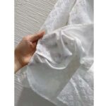 Louis Vuitton Women LV Long Sleeved Fitted Shirt Cotton Blanc Optique White Regular Fit – Image 9