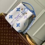 Louis Vuitton Women LV Néonoé BB Blue Monogram Coated Canvas Textile Lining – Bild 3