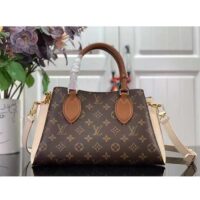 Louis Vuitton Women LV Opéra BB Cream Monogram Coated Canvas Cowhide Leather (9)