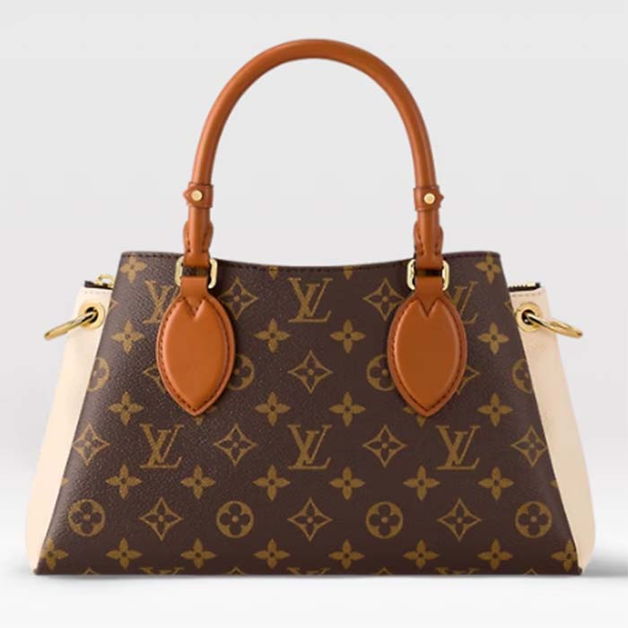 Louis Vuitton Women LV Opéra BB Cream Monogram Coated Canvas Cowhide Leather