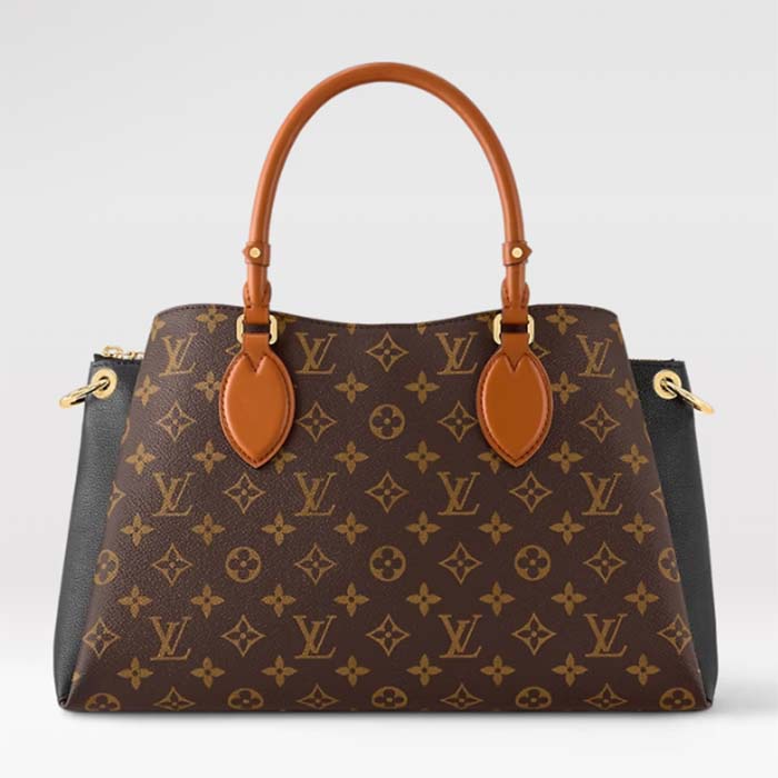 Louis Vuitton Women LV Opéra MM Black Monogram Coated Canvas Cowhide Leather