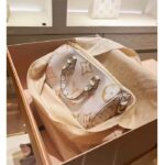 Louis Vuitton Women LV Speedy Bandoulière 25 Beige Monogram Coated Canvas Double Zip Padlock - Image 3