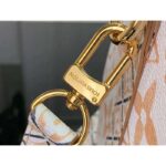 Louis Vuitton Women LV Speedy Bandoulière 25 Beige Monogram Coated Canvas Double Zip Padlock - Image 10