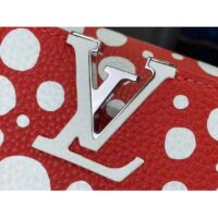 Louis Vuitton Women LV x YK Capucines Mini Red Taurillon Bull Calf Leather Infinity Dots Print (3)