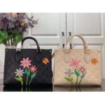 Louis Vuitton Women LV x YK OnTheGo Mini White Embossed Grained Monogram Cowhide Leather – Image 11