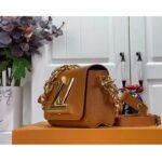 Louis Vuitton Women Twist Lock XL Gold Brown Epi Cowhide Leather Microfiber - Imagen 3