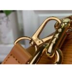 Louis Vuitton Women Twist Lock XL Gold Brown Epi Cowhide Leather Microfiber - Imagen 7