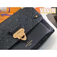 Louis Vuitton Women Vavin PM Handbag Black Embossed Supple Grained Cowhide Leather (4)