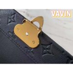 Louis Vuitton Women Vavin PM Handbag Black Embossed Supple Grained Cowhide Leather - Image 10