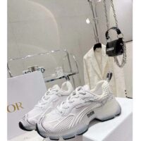 Dior CD Unisex Dior Vibe Sneaker White Technical Fabric Mesh Rubber (7)