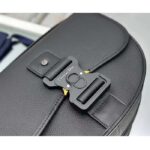 Dior CD Unisex Gallop Bag Strap Black Grained Calfskin Flap Closure - Bild 8