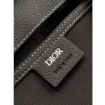 Dior CD Unisex Maxi Gallop Backpack Black Grained Calfskin - Imagen 11