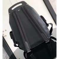 Dior CD Unisex Maxi Gallop Backpack Black Grained Calfskin (4)